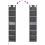 vidaXL Sada kúpeľňového nábytku 6 pcs Sivý Sonoma – Obrázok 12