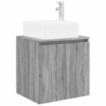 vidaXL Sada kúpeľňového nábytku 6 pcs Sivý Sonoma – Obrázok 3