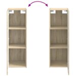vidaXL Sada kúpeľňového nábytku 4 pcs Dub sonoma – Obrázok 8