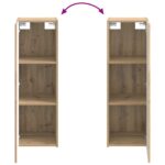 vidaXL Sada kúpeľňového nábytku 4 pcs Dub artisan – Obrázok 8