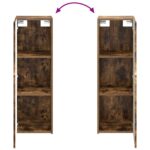 vidaXL Sada kúpeľňového nábytku 4 pcs Dymový dub – Obrázok 8