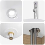 vidaXL Sada kúpeľňového nábytku 4 pcs Dub artisan – Obrázok 5