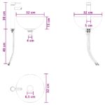 vidaXL Sada kúpeľňového nábytku 4 pcs Dub sonoma – Obrázok 11