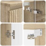 vidaXL Sada kúpeľňového nábytku 4 pcs Dub sonoma – Obrázok 4