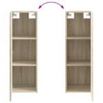 vidaXL Sada kúpeľňového nábytku 4 pcs Dub sonoma – Obrázok 8