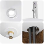 vidaXL Sada kúpeľňového nábytku 4 pcs Dymový dub – Obrázok 5