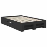 vidaXL Rám postele Čierna 120 x 200 cm Kompozitné drevo – Obrázok 6
