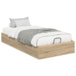 vidaXL Otomanový posteľný rám Sonoma dub 203 x 80,5 x 25 cm – Obrázok 2