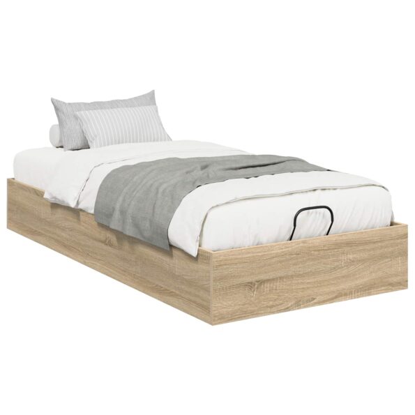 vidaXL Otomanový posteľný rám Sonoma dub 203 x 80,5 x 25 cm – Obrázok 2