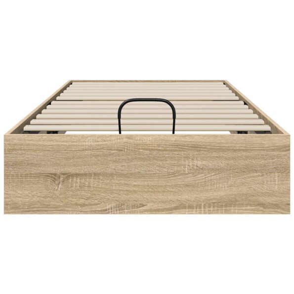 vidaXL Otomanový posteľný rám Sonoma dub 203 x 80,5 x 25 cm – Obrázok 5