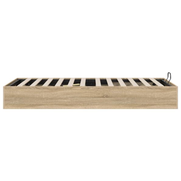 vidaXL Otomanový posteľný rám Sonoma dub 203 x 80,5 x 25 cm – Obrázok 6