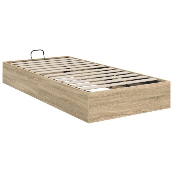 vidaXL Otomanový posteľný rám Sonoma dub 203 x 80,5 x 25 cm – Obrázok 7