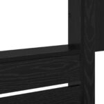 vidaXL Poschodová posteľ pre deti s úložiskom Čierny dub 75 x 190 cm – Obrázok 9