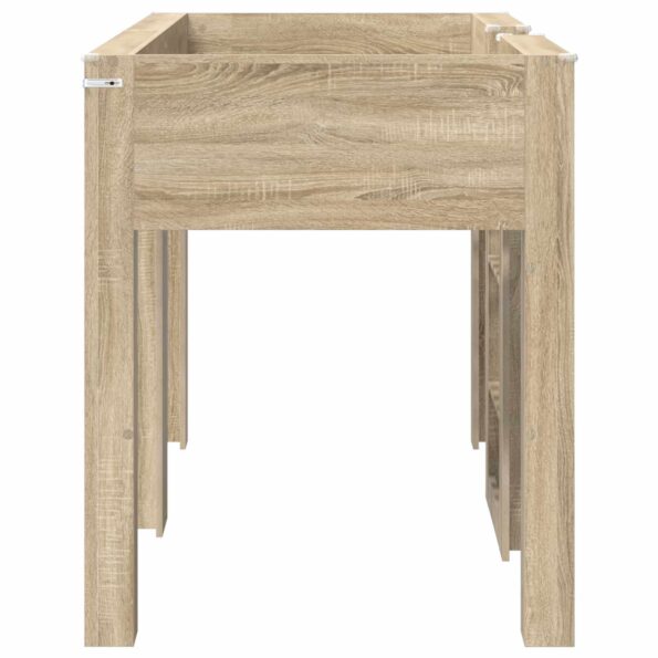 vidaXL Poschodová posteľ pre deti s úložiskom Sonoma dub 75 x 190 cm – Obrázok 6