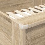 vidaXL Poschodová posteľ pre deti s úložiskom Sonoma dub 75 x 190 cm – Obrázok 8