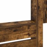 vidaXL Poschodová posteľ pre deti s úložiskom Dymová dub 75 x 190 cm – Obrázok 9