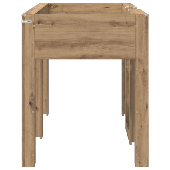 vidaXL Poschodová posteľ pre deti Remeselný dub 75 x 190 cm – Obrázok 6