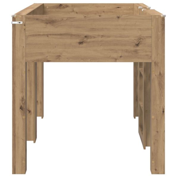 vidaXL Poschodová posteľ pre deti Remeselný dub 90 x 190 cm – Obrázok 6
