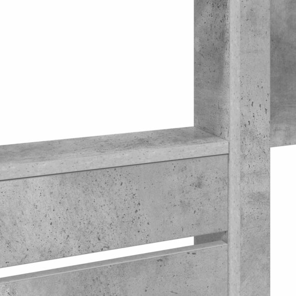 vidaXL Poschodová posteľ pre deti Betónová šedá 80 x 200 cm – Obrázok 9