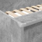 vidaXL Poschodová posteľ pre deti Betónová šedá 90 x 200 cm – Obrázok 8