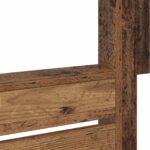 vidaXL Poschodová posteľ pre deti s úložiskom Staré drevo 90 x 200 cm – Obrázok 9