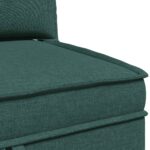 vidaXL Modulárny pohovkový set s úložným priestorom 4 pcs Tmavozelená – Obrázok 8