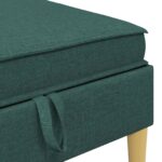 vidaXL Modulárny pohovkový set s úložným priestorom 6 pcs Tmavozelená – Obrázok 7