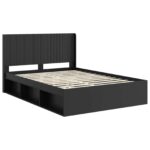 vidaXL Posteľový rám s úložným priestorom a čelom 3 pcs – Obrázok 4