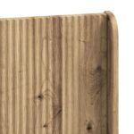 vidaXL Posteľový rám s úložným priestorom a čelom Dub artisan – Obrázok 8