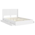 vidaXL Posteľový rám s úložným priestorom a čelom 3 pcs – Obrázok 5