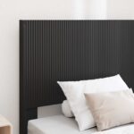 vidaXL Posteľový rám s úložným priestorom a čelom Čierna 100 x 200 cm – Obrázok 3