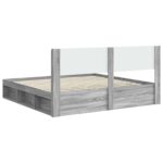 vidaXL Posteľový rám s úložným priestorom a čelom 3 pcs – Obrázok 7