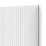 vidaXL Posteľový rám s úložným priestorom a čelom Biela 120 x 200 cm – Obrázok 8