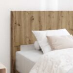 vidaXL Posteľový rám s úložným priestorom a čelom Dub artisan – Obrázok 3