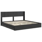 vidaXL Posteľový rám s úložným priestorom a čelom 3 pcs – Obrázok 4