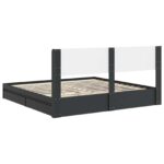vidaXL Posteľový rám s úložným priestorom a čelom 3 pcs – Obrázok 7
