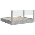 vidaXL Posteľový rám s úložným priestorom a čelom 3 pcs – Obrázok 7