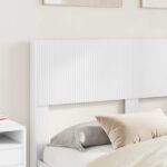 vidaXL Posteľový rám s úložným priestorom a čelom Biela 140 x 200 cm – Obrázok 3