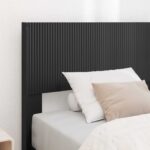 vidaXL Posteľový rám s úložným priestorom a čelom Čierna 100 x 200 cm – Obrázok 3