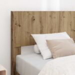 vidaXL Posteľový rám s úložným priestorom a čelom Dub artisan – Obrázok 3