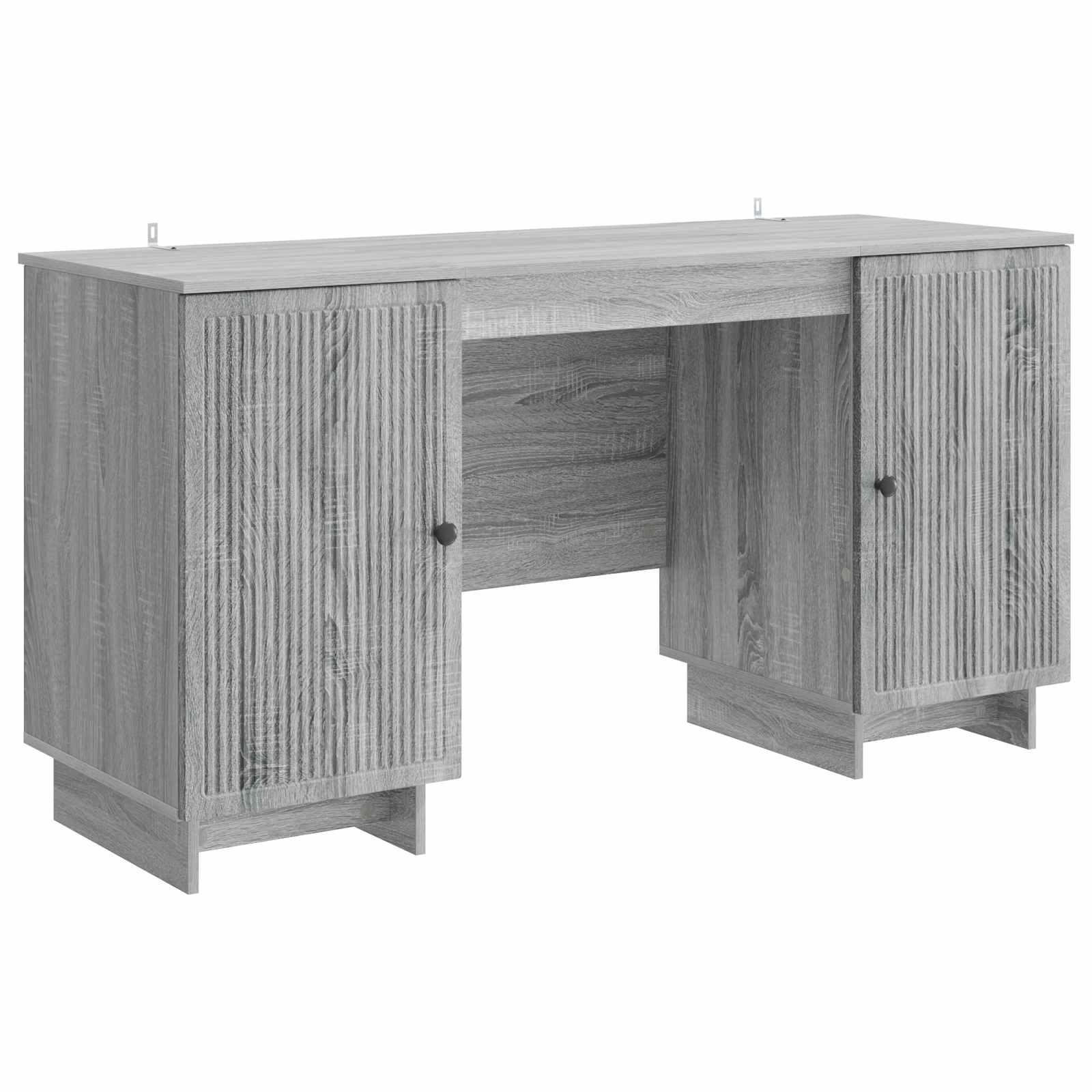 3414573_1.jpg vidaXL Stôl Sivý Sonoma Kompozitné drevo 142,5 x 50 x 75 cm – Obrázok 1