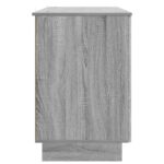 vidaXL Stôl Sivý Sonoma Kompozitné drevo 142,5 x 50 x 75 cm – Obrázok 5