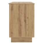 vidaXL Stôl Dub artisan Kompozitné drevo 142,5 x 50 x 75 cm – Obrázok 5