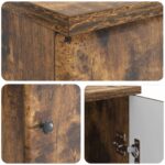 vidaXL Stôl s poličkou Dymový dub 142,5 x 50 x 75 cm Kompozitné drevo – Obrázok 7