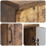 vidaXL Stôl s poličkou Dymový dub 142,5 x 50 x 75 cm Kompozitné drevo – Obrázok 7