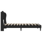 vidaXL Rám postele s čelnou doskou Čierna 90 x 190 cm Umelá koža – Obrázok 5