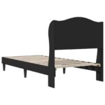 vidaXL Rám postele s čelnou doskou Čierna 90 x 190 cm Umelá koža – Obrázok 6