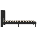 vidaXL Rám postele s LED pásikmi Čierna 90 x 190 cm Umelá koža – Obrázok 7