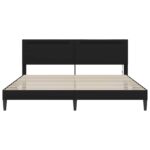 vidaXL Rám postele Čierna 180 x 200 cm Umelá koža – Obrázok 6