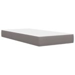 vidaXL Rám postele s matracom Sivohnedá 80x 200 cm Polyester – Obrázok 5